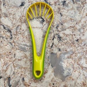 Yellow and Green Avocado Slice and Scoop